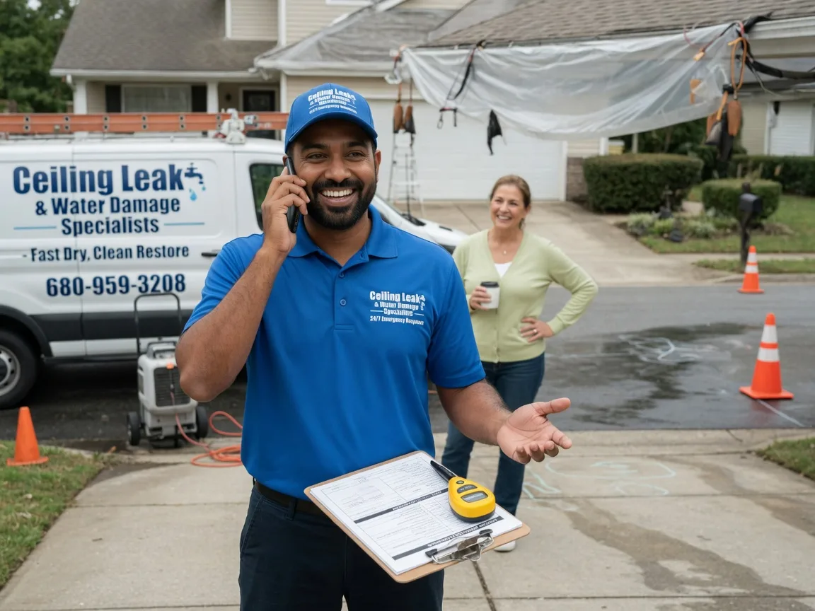 Ceiling Leak Cleanup Brighton, MI FAQs